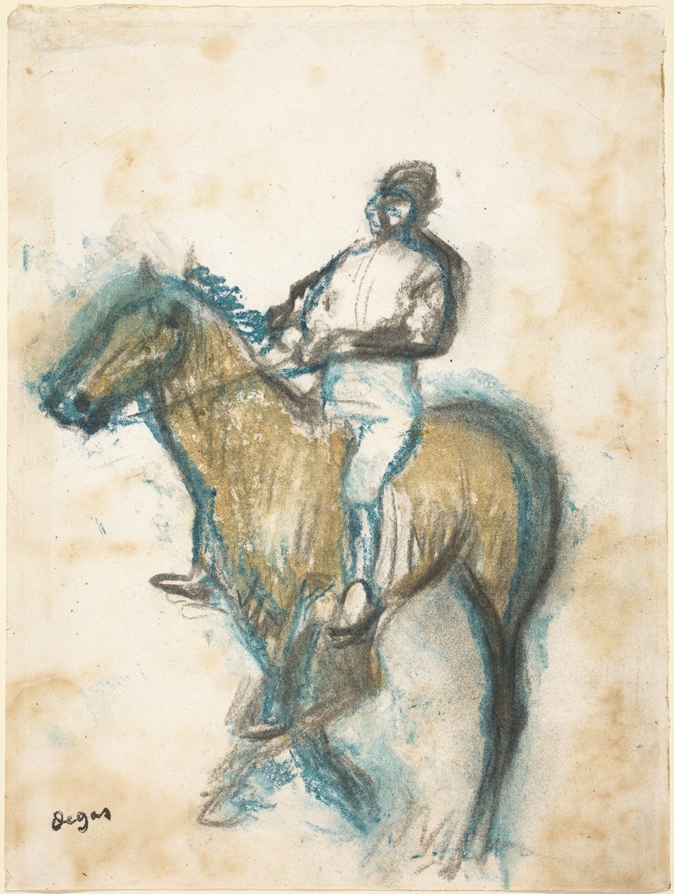 Jóquei, c. 1898. de Edgar Degas