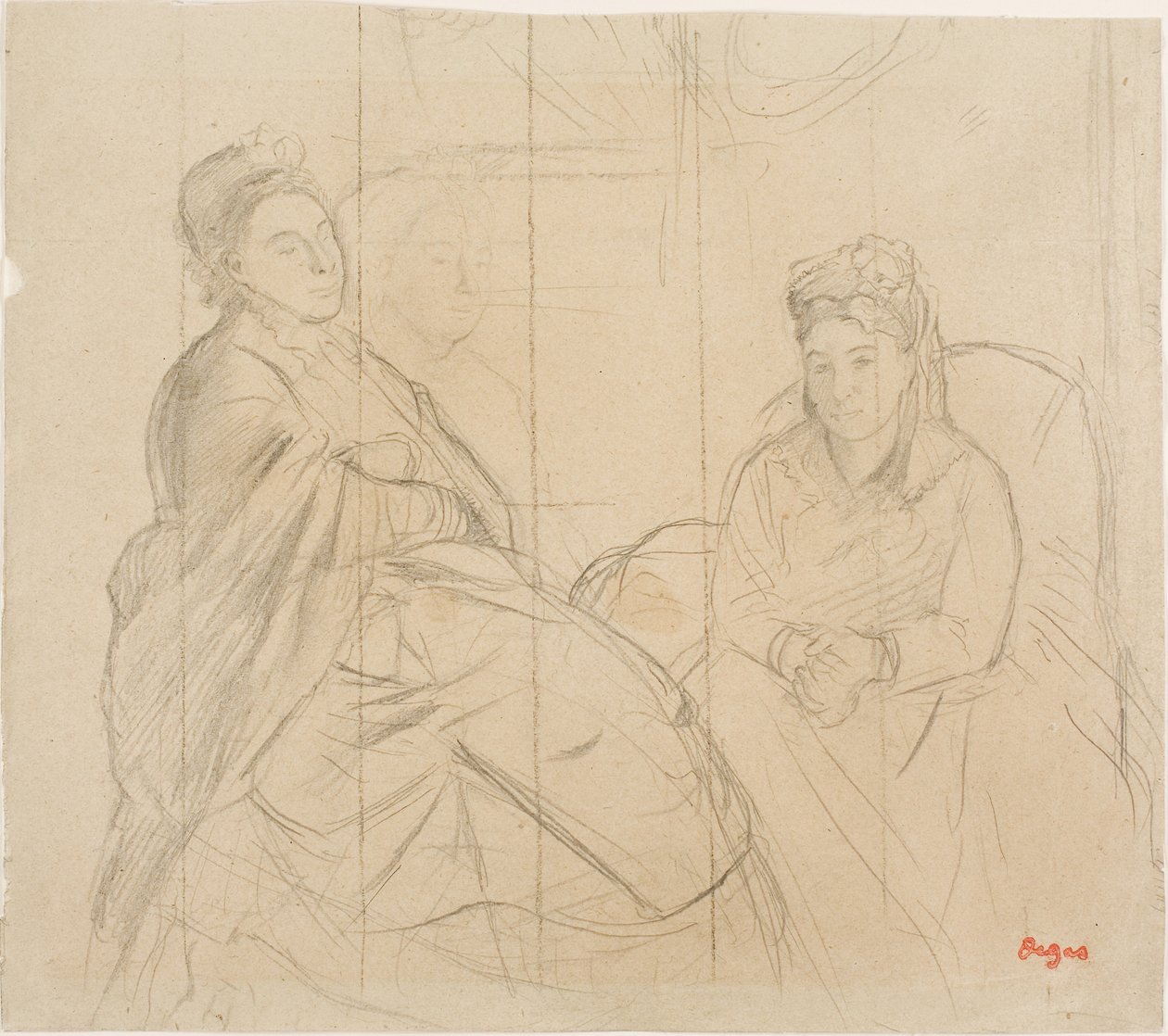 Madame Lisle e Madame Loubens de Edgar Degas