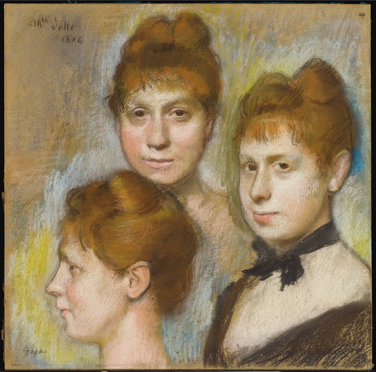 Mademoiselle Salle, 1886 de Edgar Degas