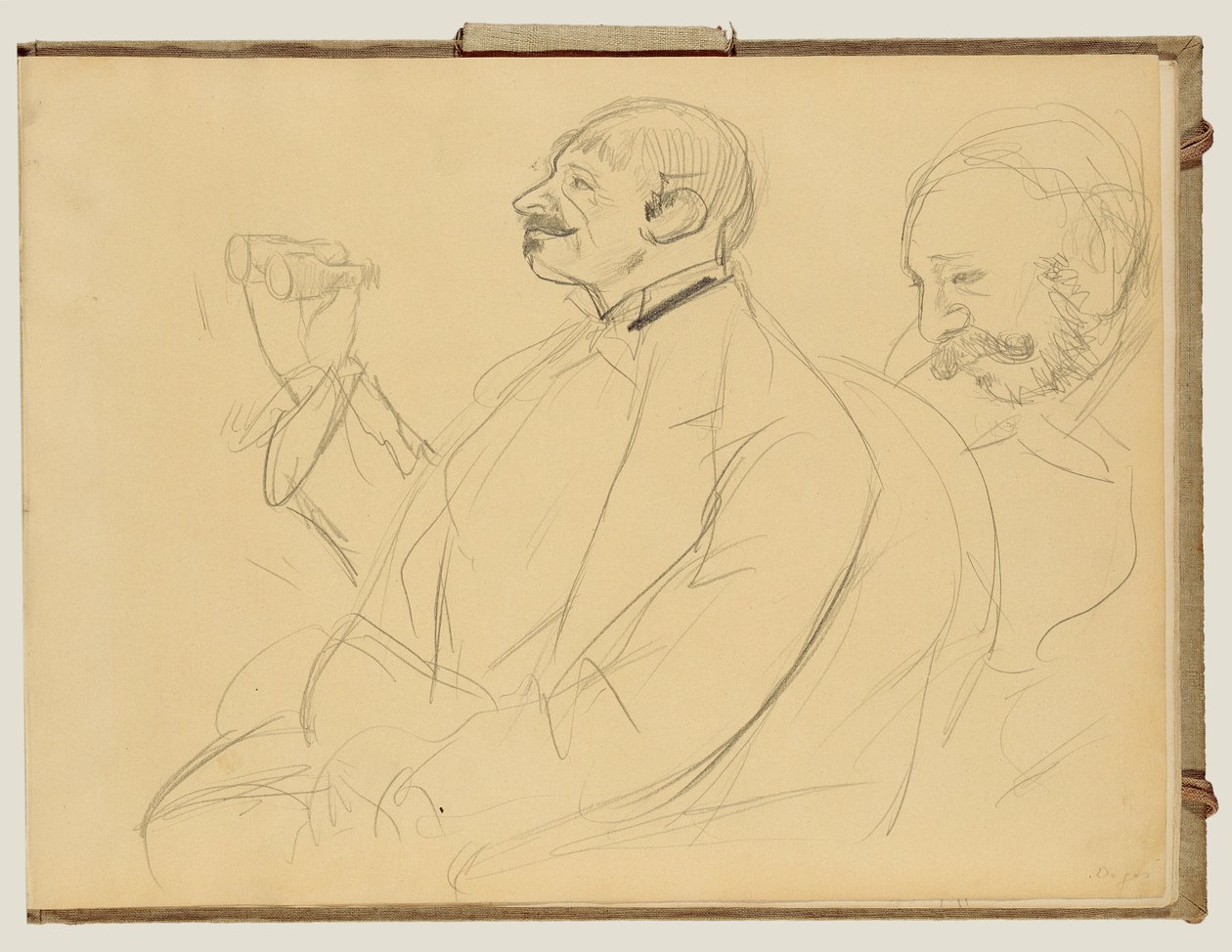 Fã de ópera e Ernest Reyer de Edgar Degas