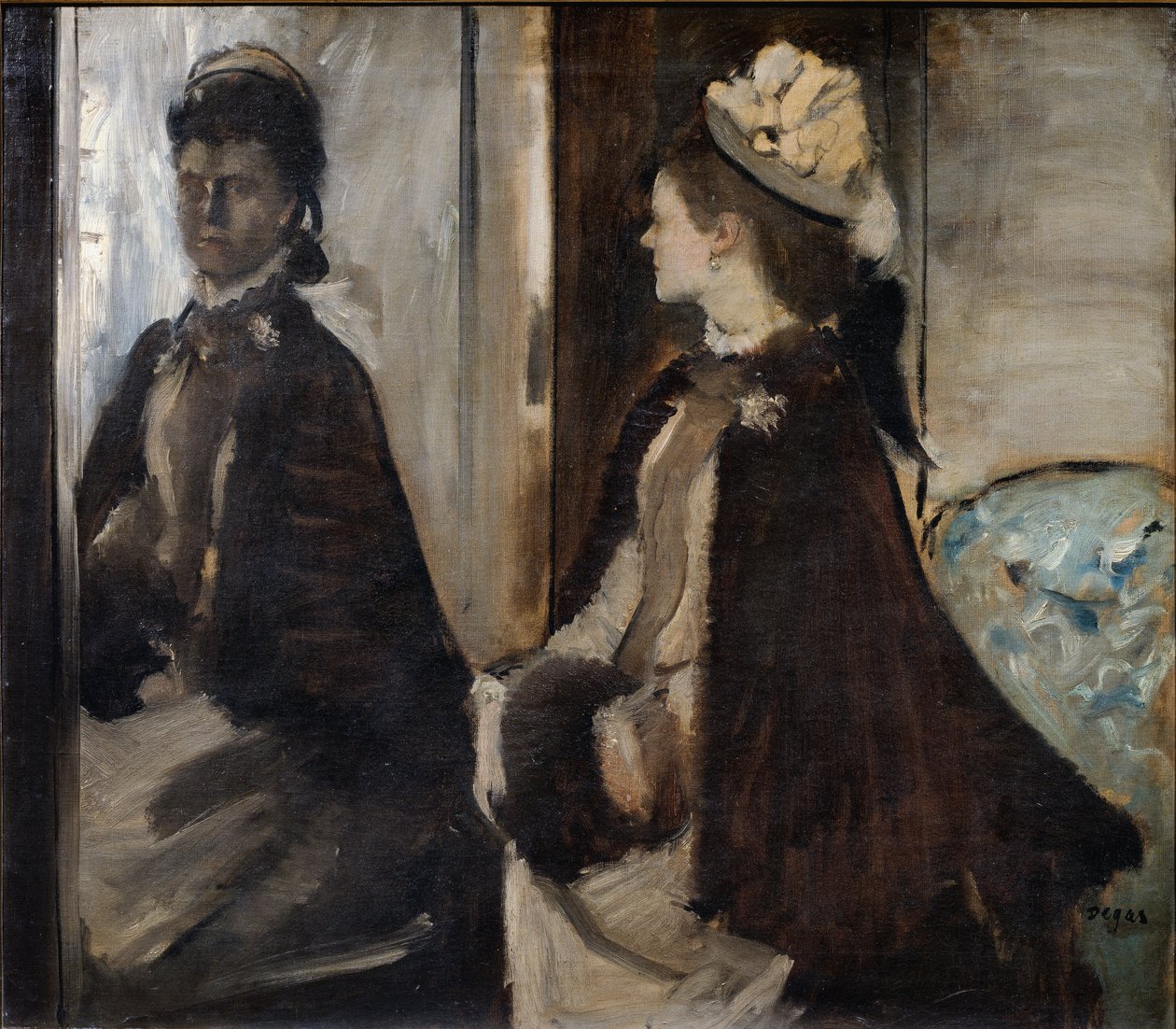 Retrato de Madame Jeantaud de Edgar Degas