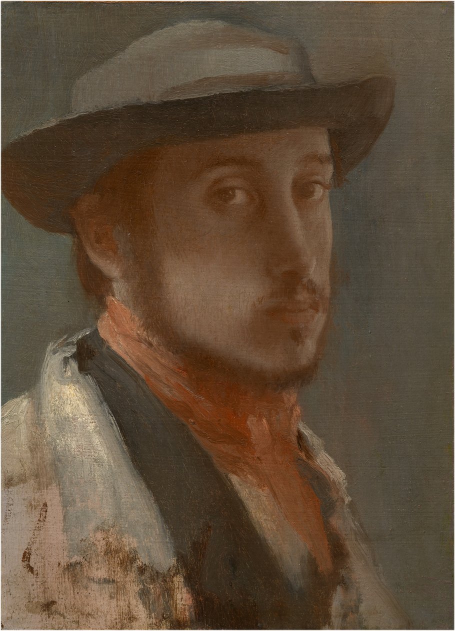 Auto-retrato, c. 1858 de Edgar Degas