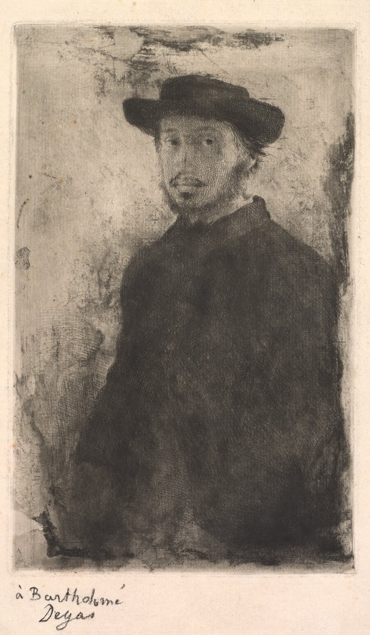 Auto-retrato, 1857. de Edgar Degas