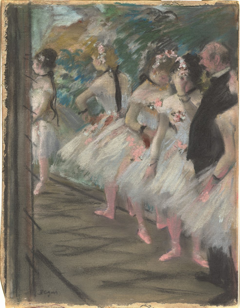 O Ballet, c.1880 (pastel sobre papel) de Edgar Degas