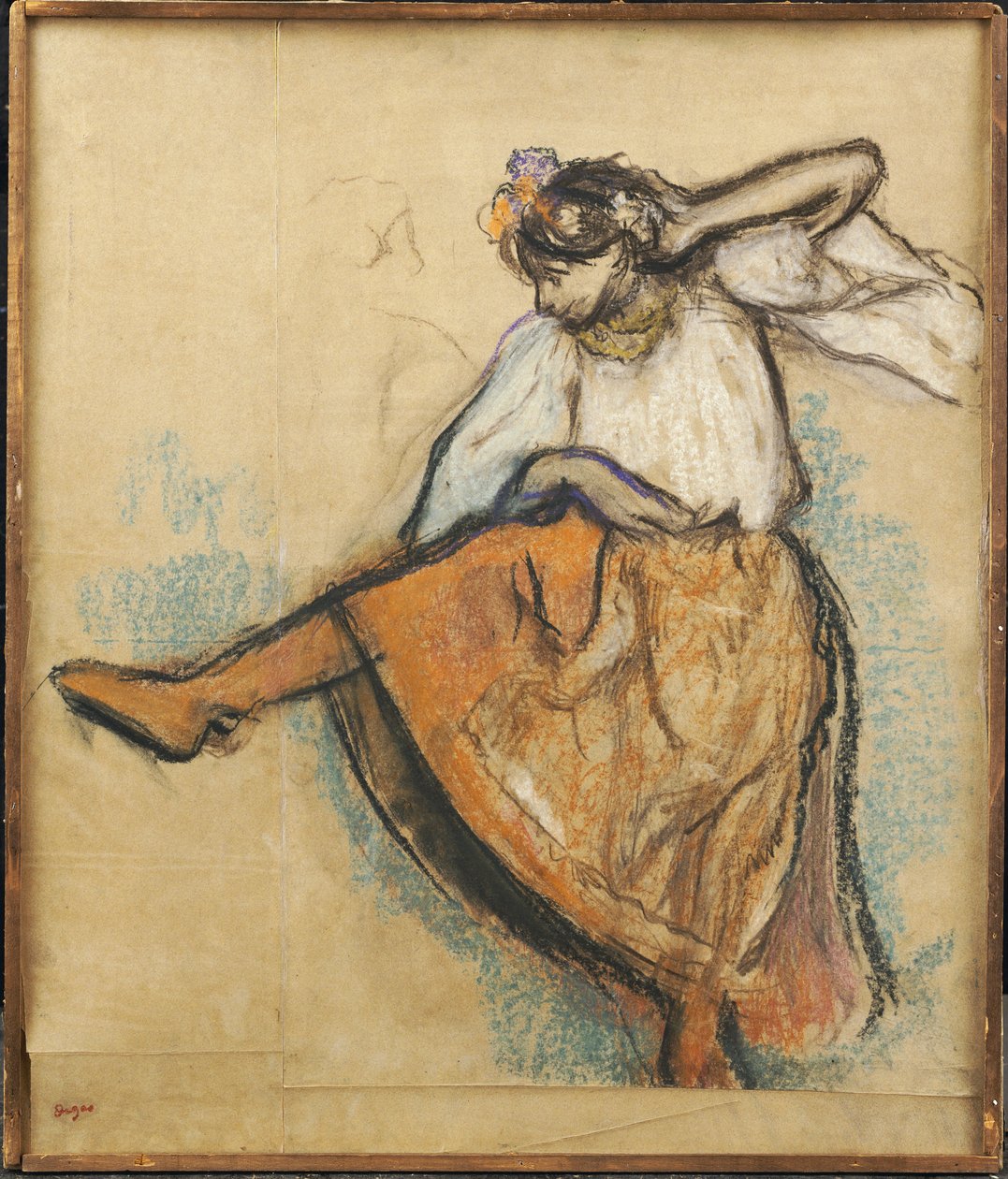 O dançarino russo, 1895 de Edgar Degas