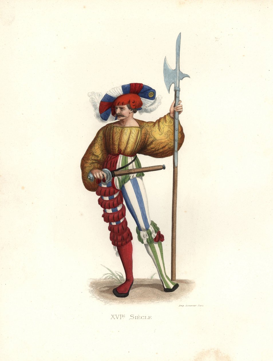 Halberdier de Edmond Lechevallier Chevignard