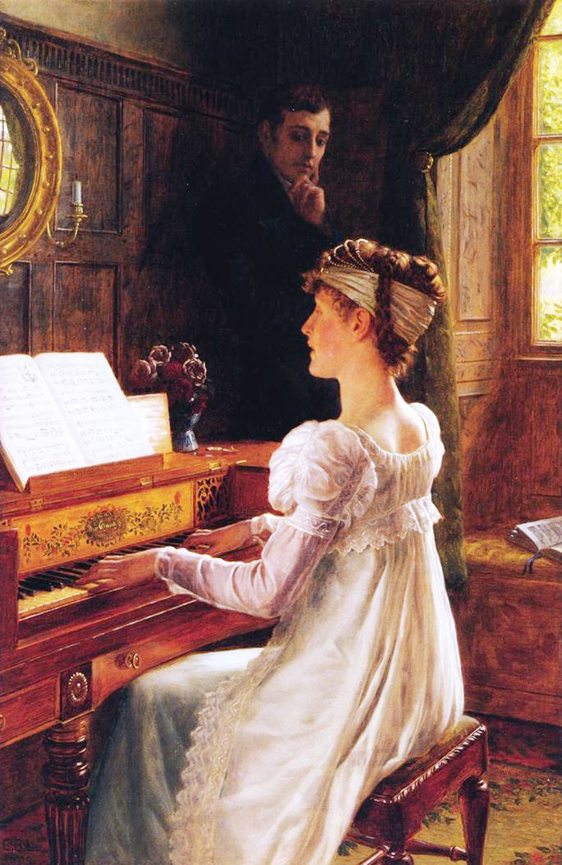 Namoro, 1903 de Edmund Blair Leighton