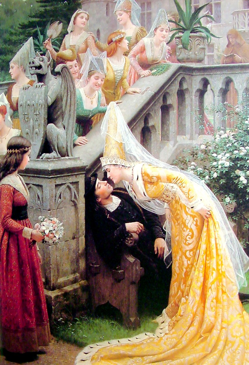 Alain Chartier, 1903. de Edmund Blair Leighton