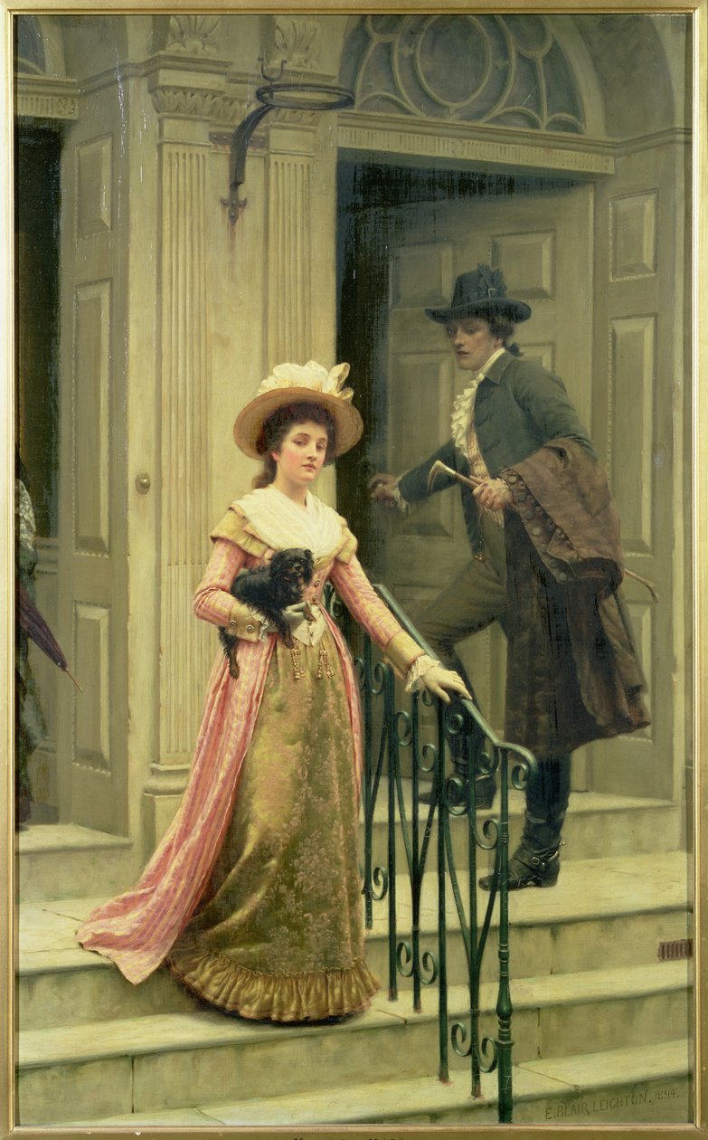 Meu vizinho, 1894 de Edmund Blair Leighton