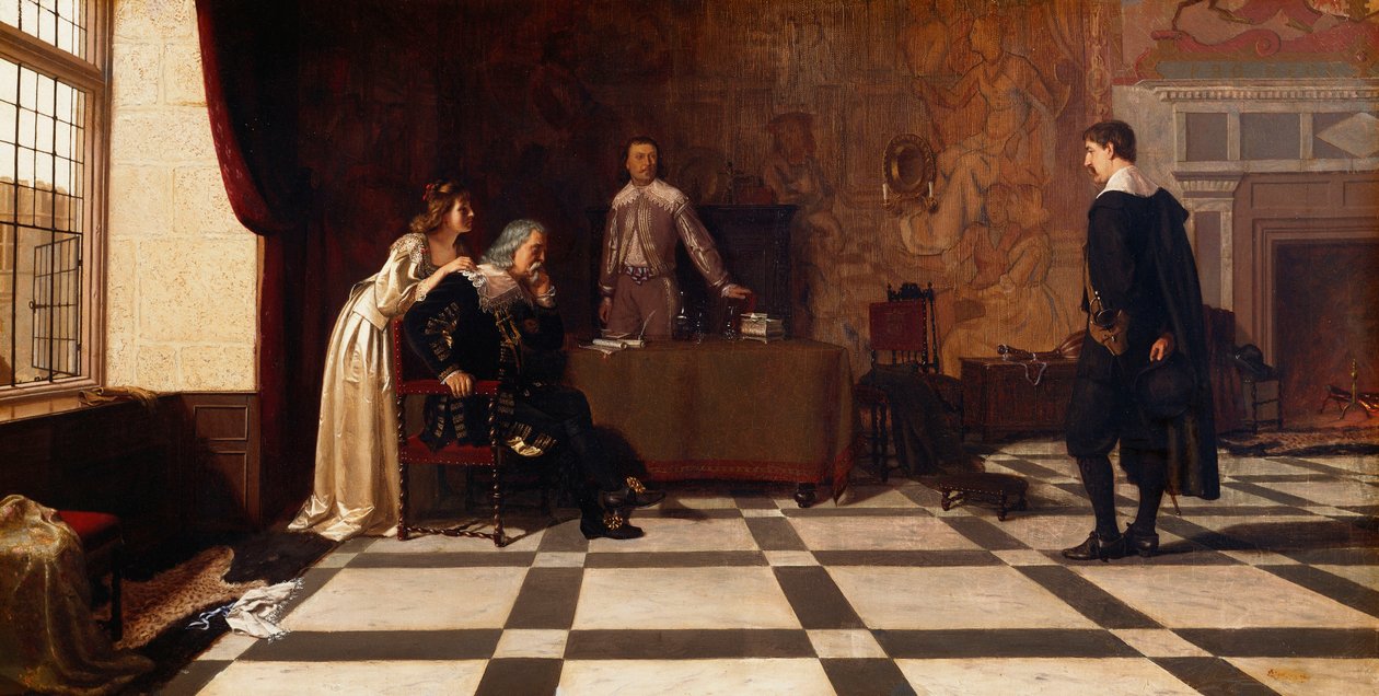 A reconciliação, de Edmund Blair Leighton