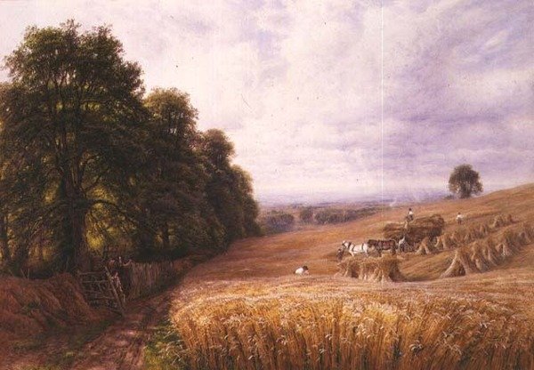 Trazendo a Colheita de Edmund George Warren