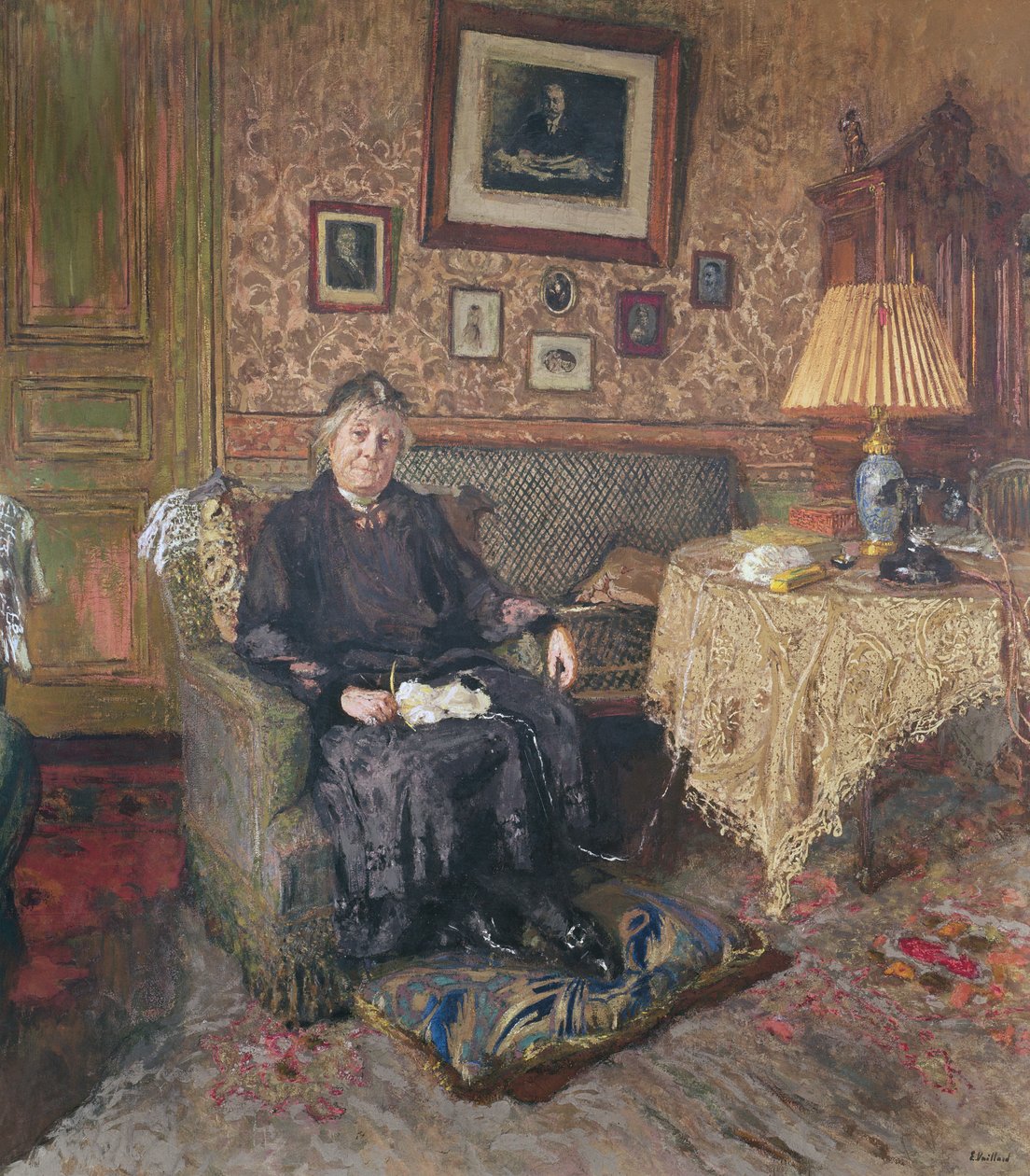 Madame Adrien Benard (1853-1935) 1928-29 de Edouard Vuillard