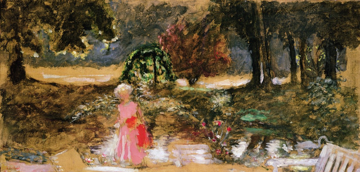 Mãe e criança em um parque de Edouard Vuillard