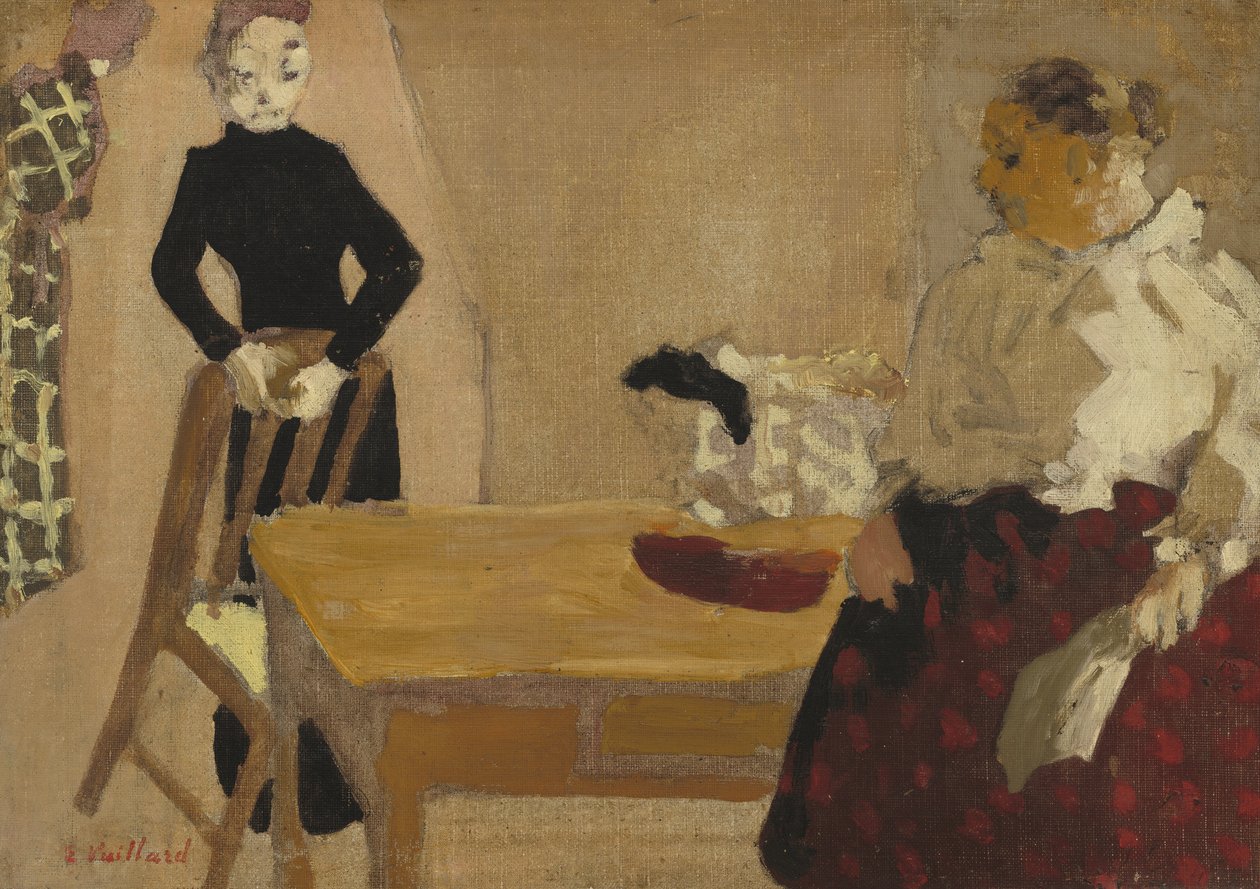 A Conversa, 1891 de Edouard Vuillard