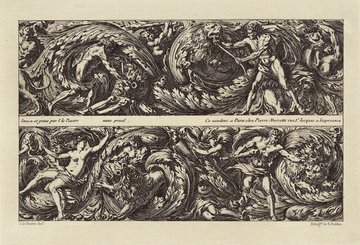 [Desenho de Jean le Pautre] de Édouard Baldus