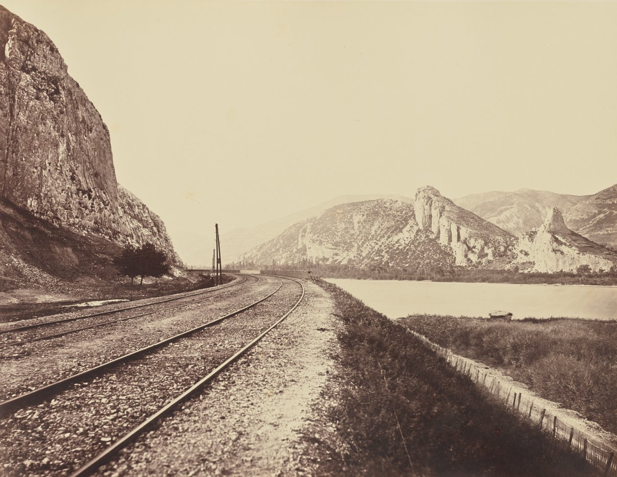 Entrada do desfiladeiro de Donzère de Édouard Baldus