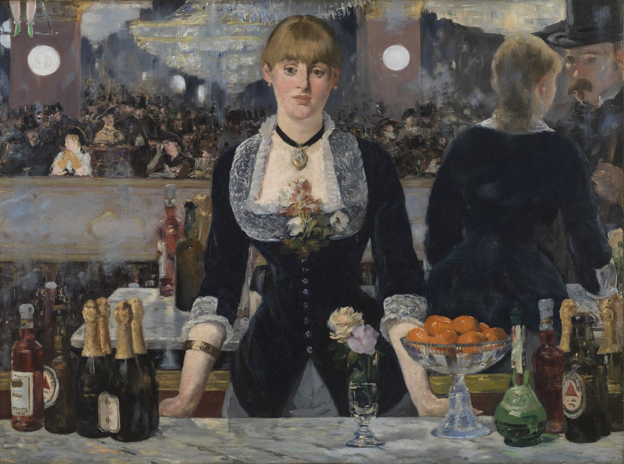 Um bar no Folies-Bergere, 1881-82 de Édouard Manet