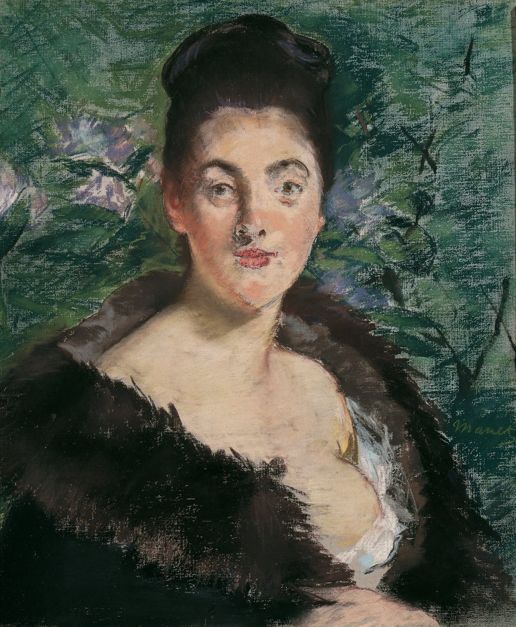 Senhora em pele de Édouard Manet