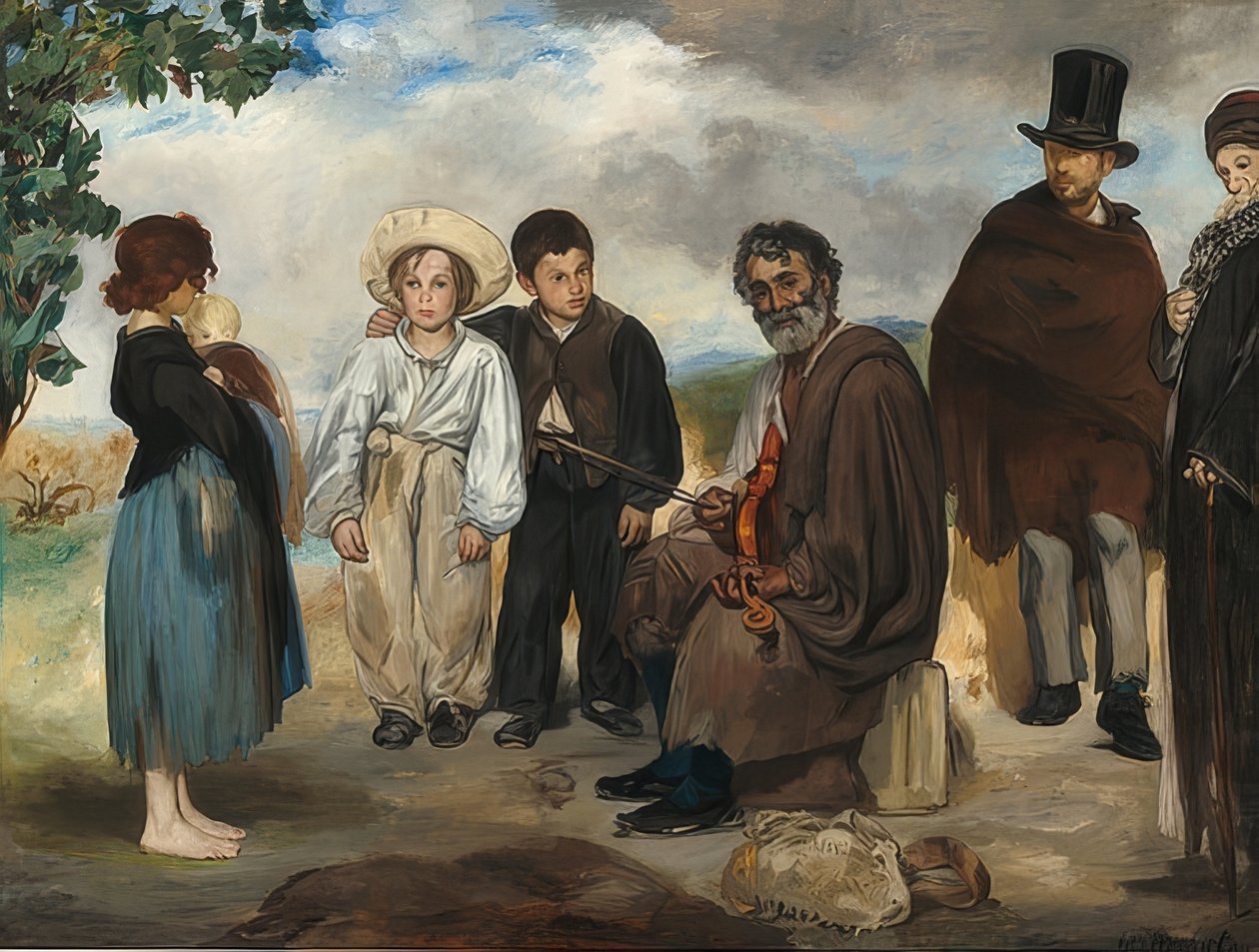 O velho músico. 1862 de Édouard Manet