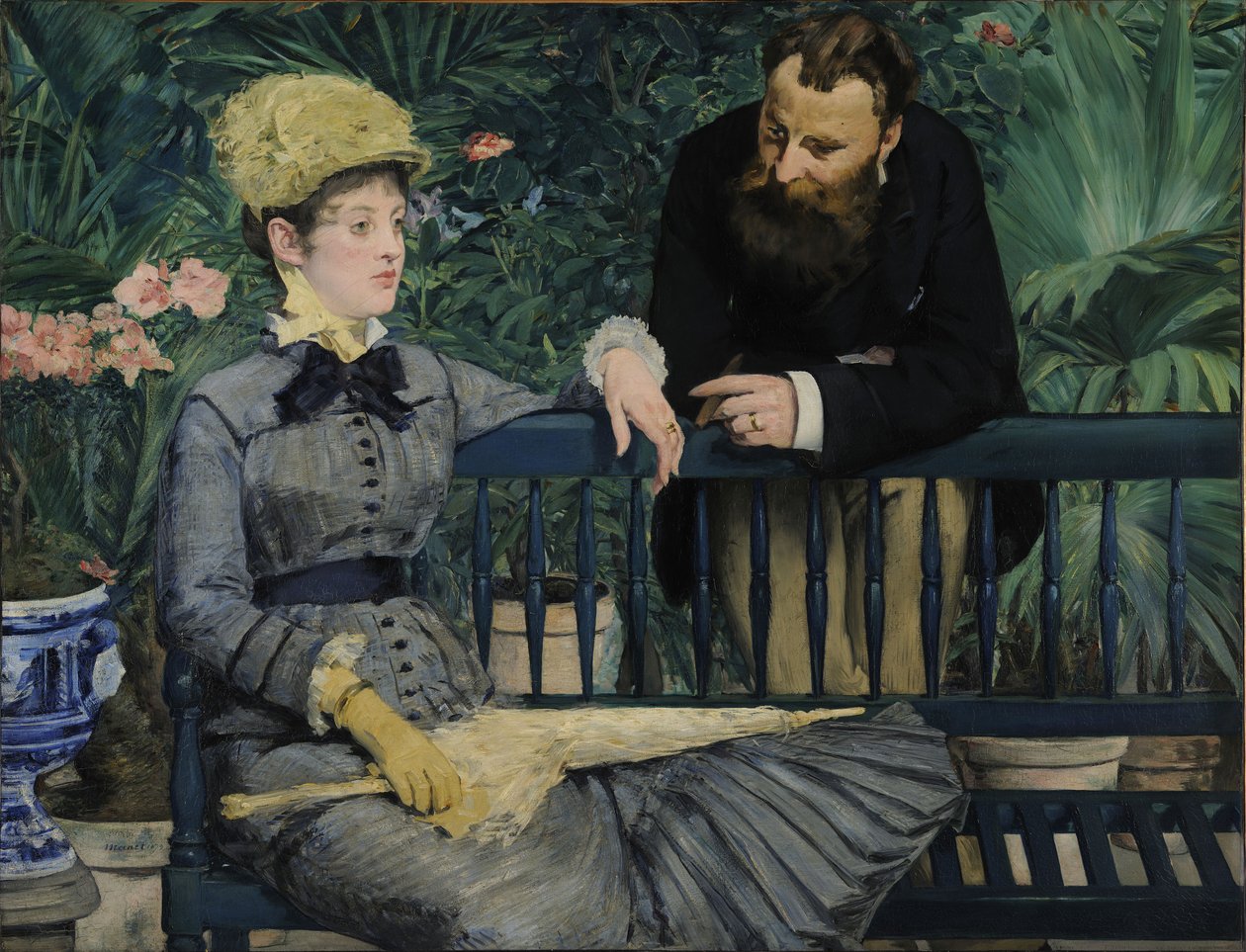 No conservatório de Édouard Manet