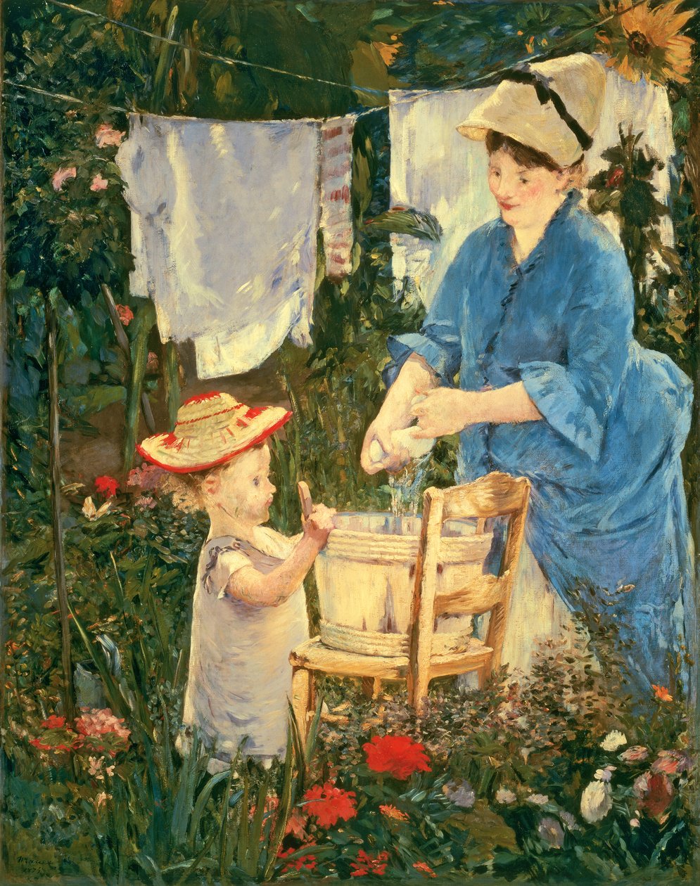 Le Linge de Édouard Manet