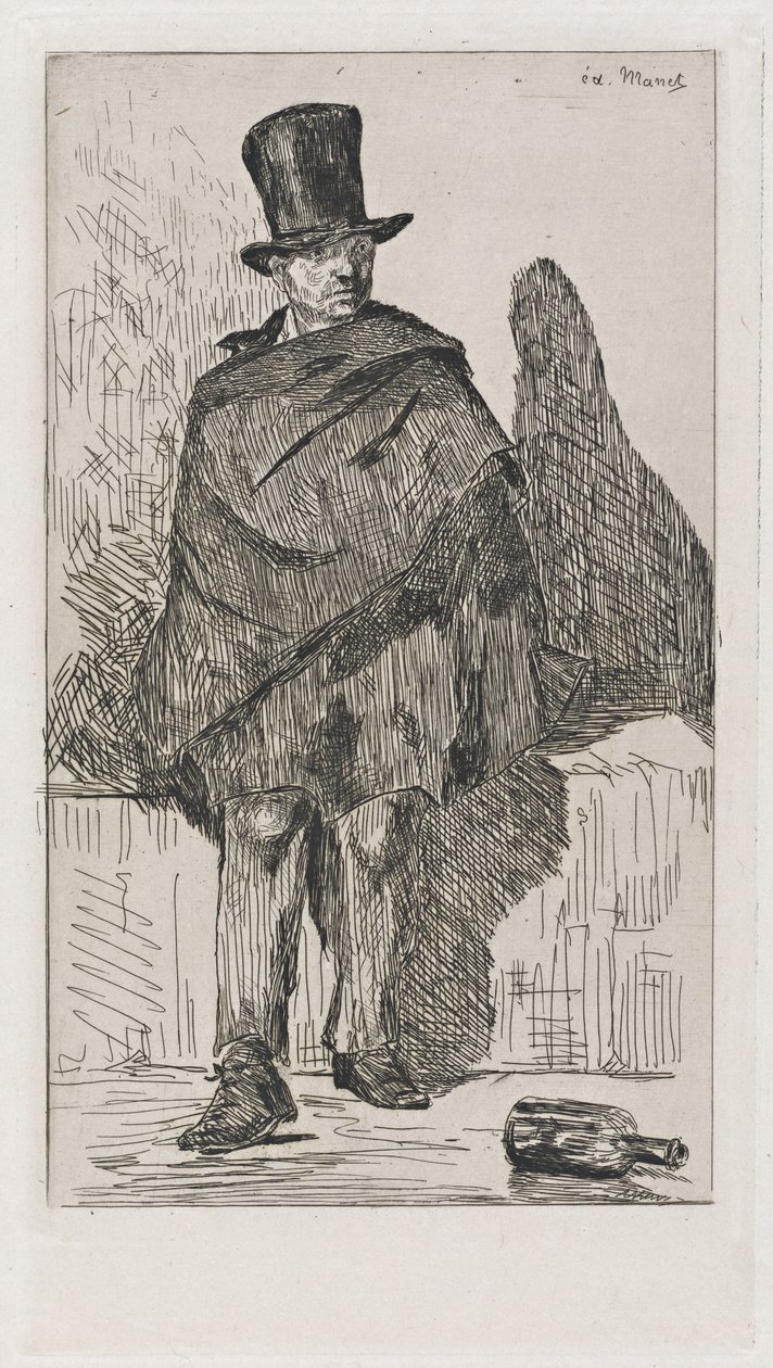 O bebedor de absinto de Édouard Manet
