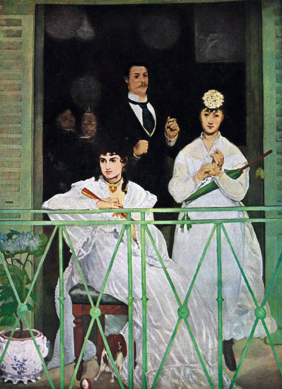 O balcão, 1868-1869. de Édouard Manet