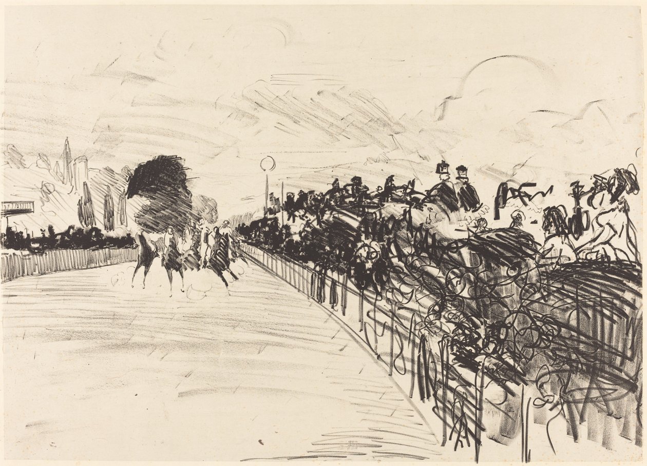 Os cursos Races Les, 1865. de Édouard Manet