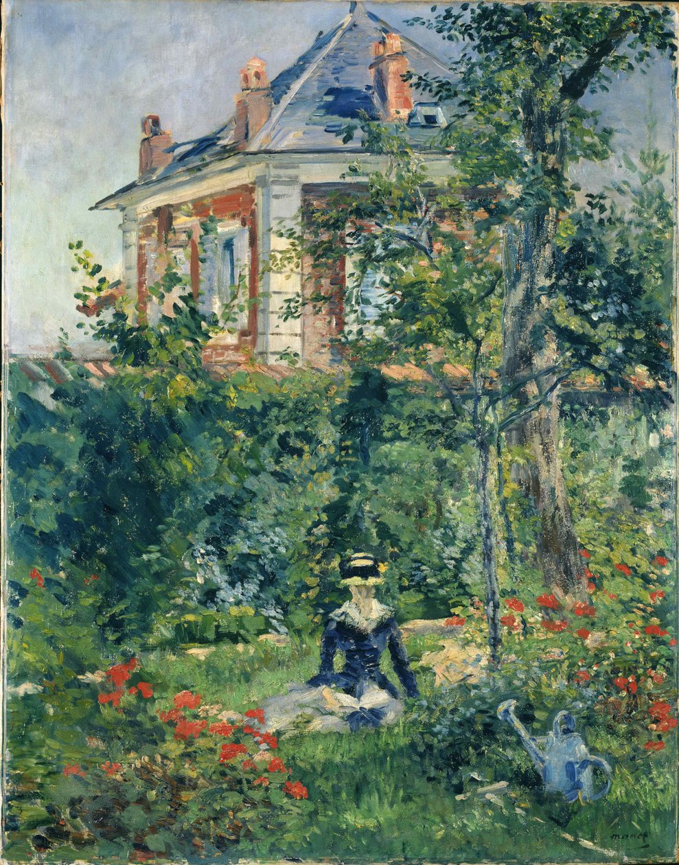 Um canto do jardim de Bellevue, 1880. de Édouard Manet