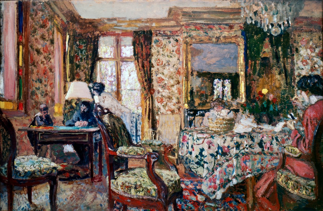 No quarto, 1904. de Edouard Vuillard
