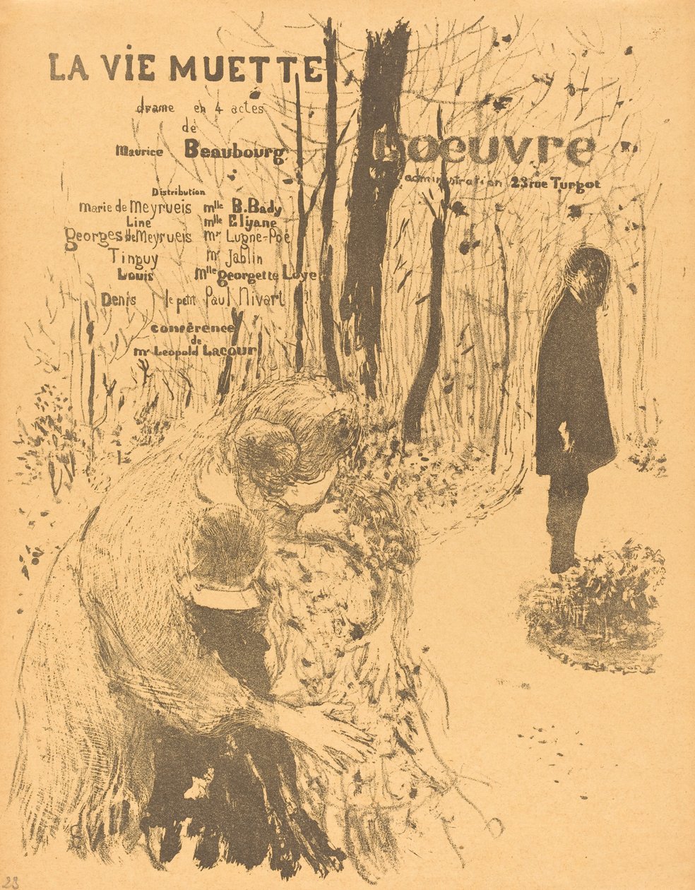 A vida muda, 1894. de Edouard Vuillard