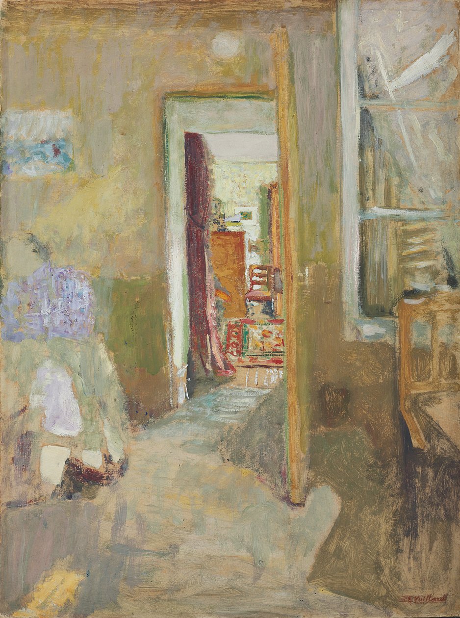 A porta aberta, c. 1902-1903 de Edouard Vuillard