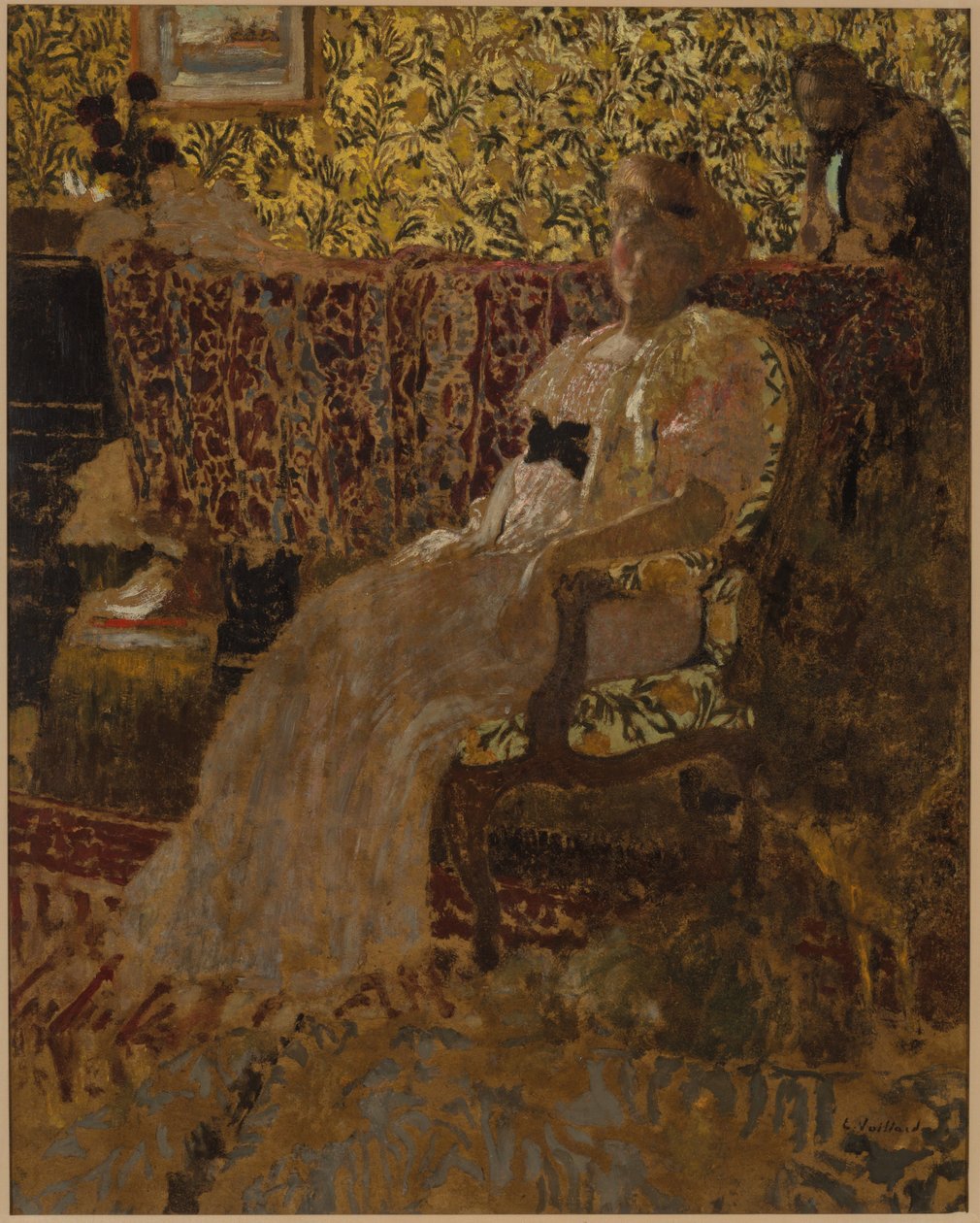 A mulher na cadeira de Edouard Vuillard