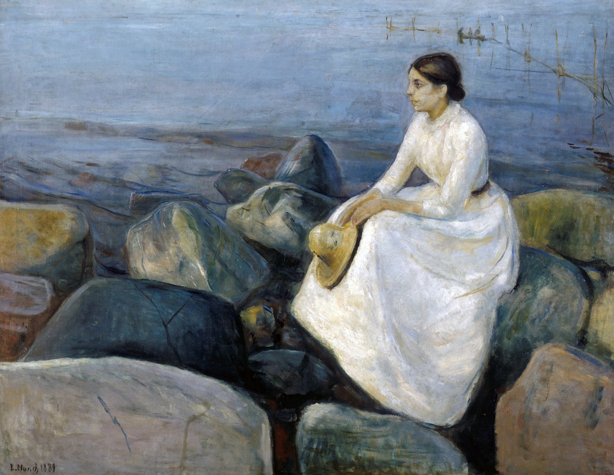 Noite de verão, Inger na praia de Edvard Munch
