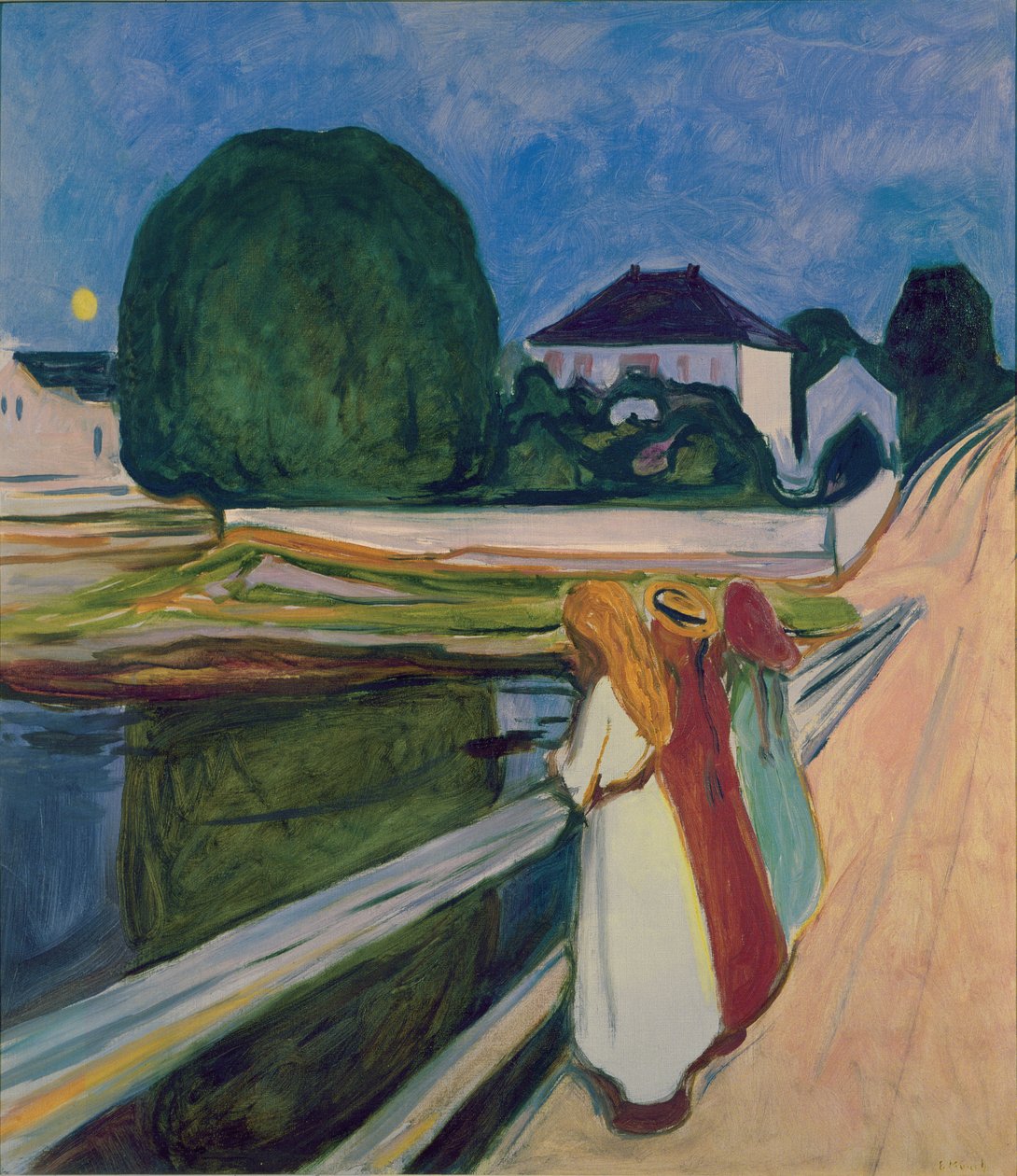 A noite branca, 1903 de Edvard Munch