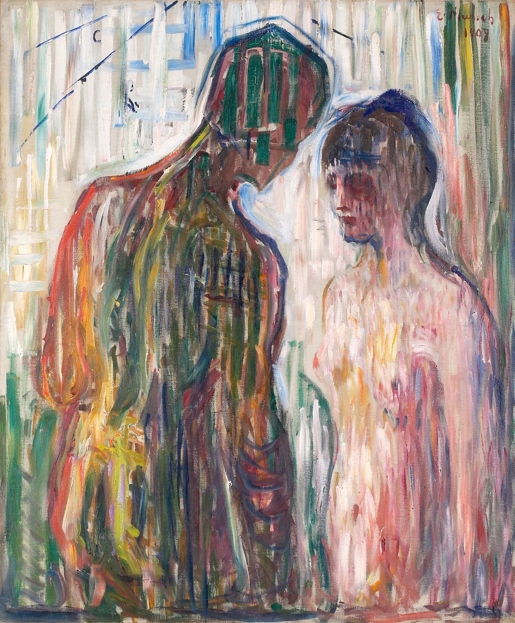 Cupido e Psique de Edvard Munch