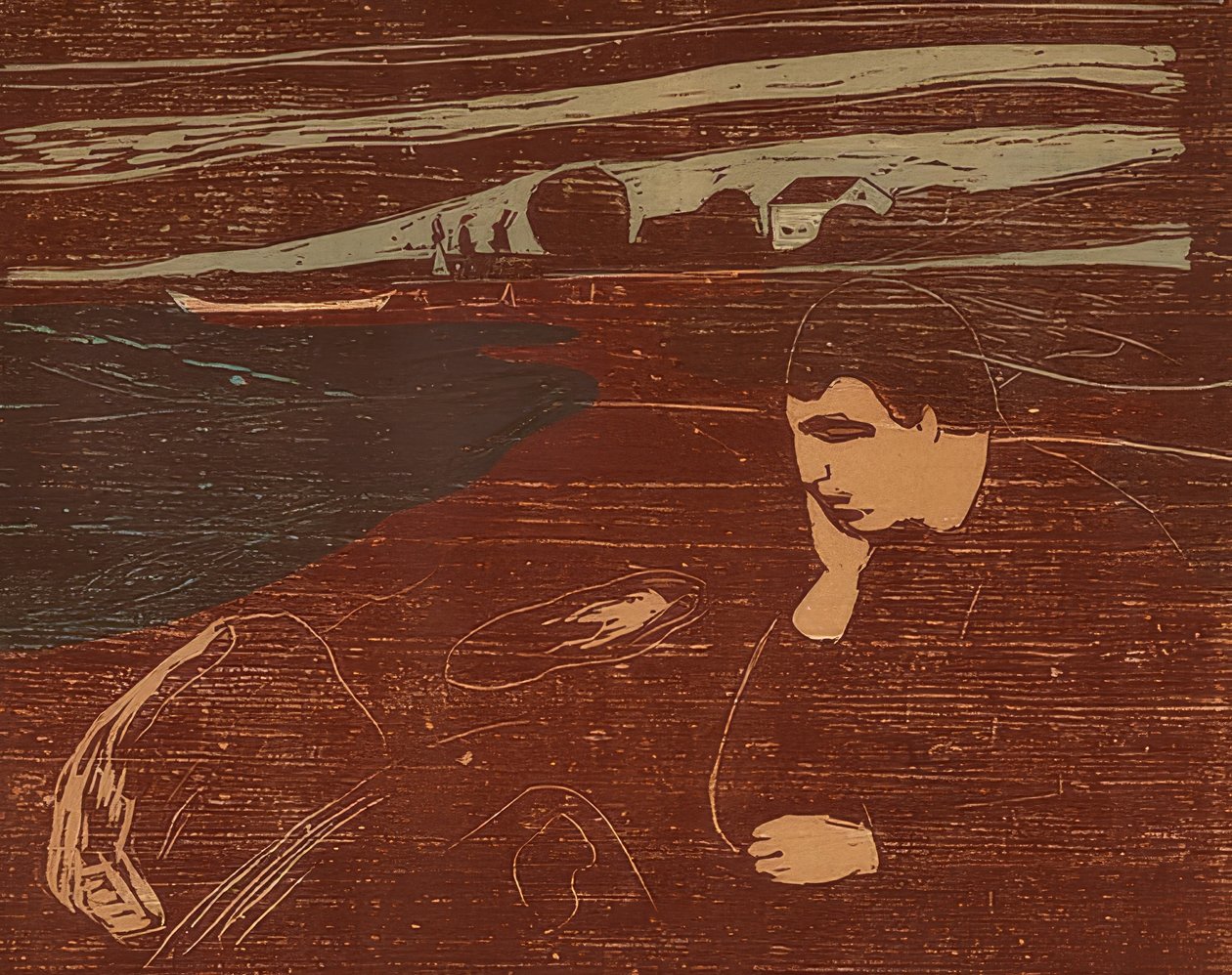 Melancolia III. 1902 de Edvard Munch
