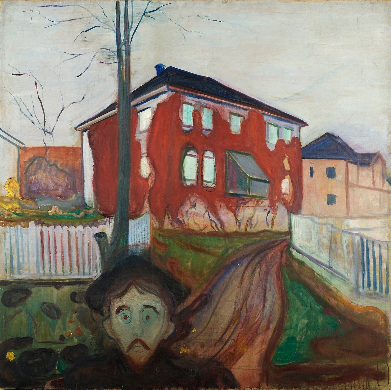 Creeper vermelho de Virgínia de Edvard Munch