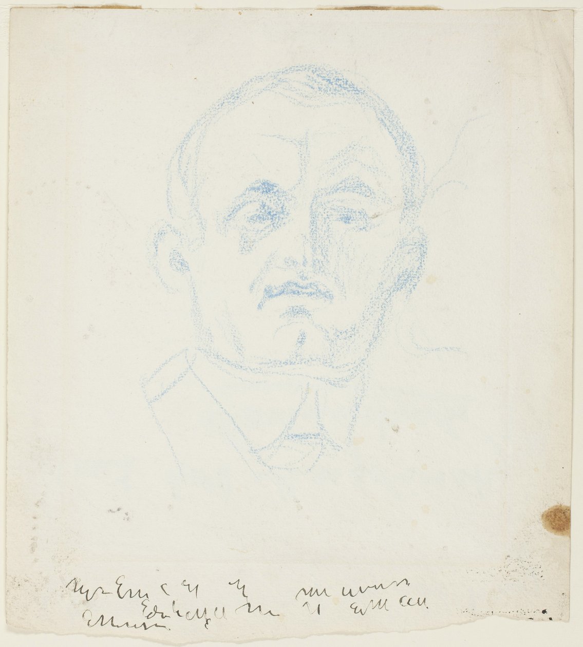 Auto-retrato de Edvard Munch