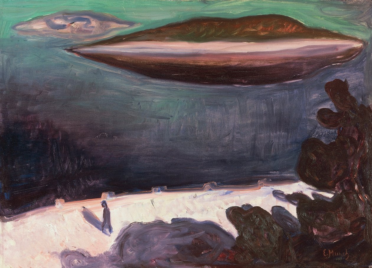 Noite de Verão no Oslofjord de Edvard Munch