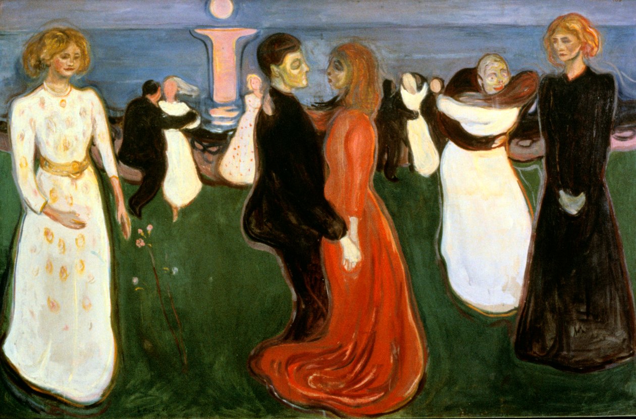 A dança da vida, 1899-1900. de Edvard Munch