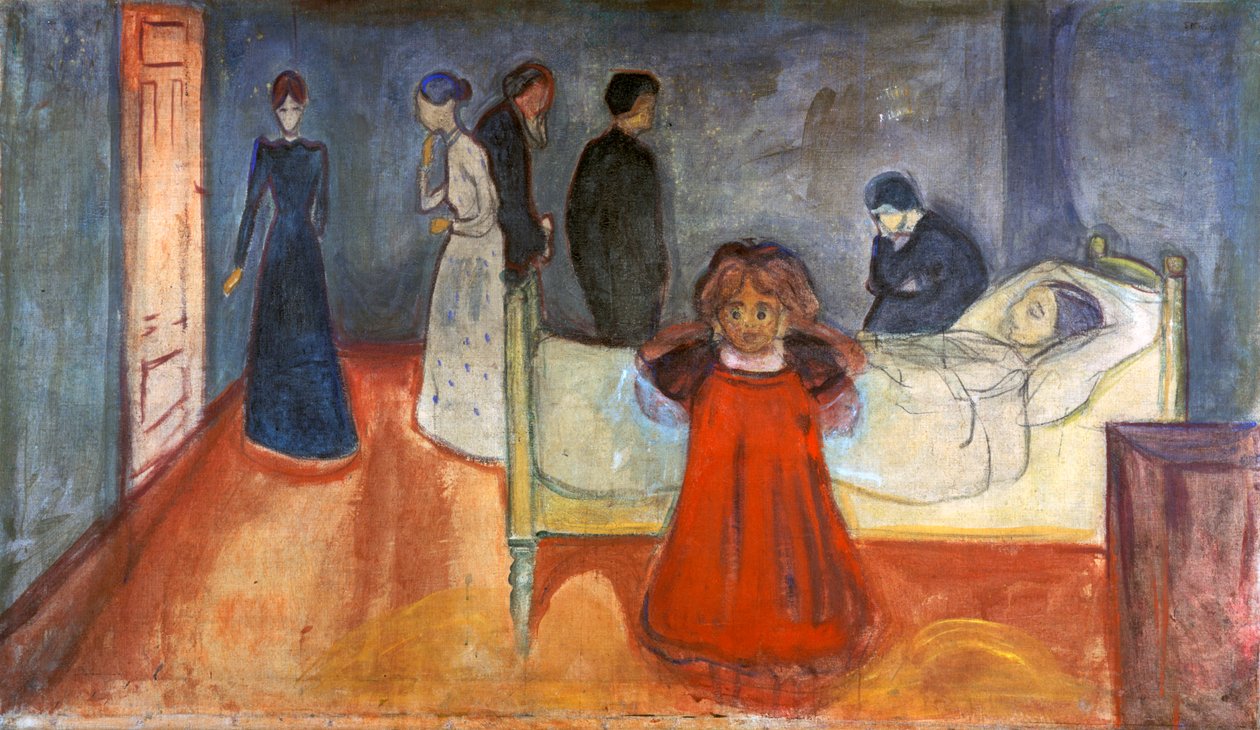 Mãe e filho mortos, 1897-1899 de Edvard Munch