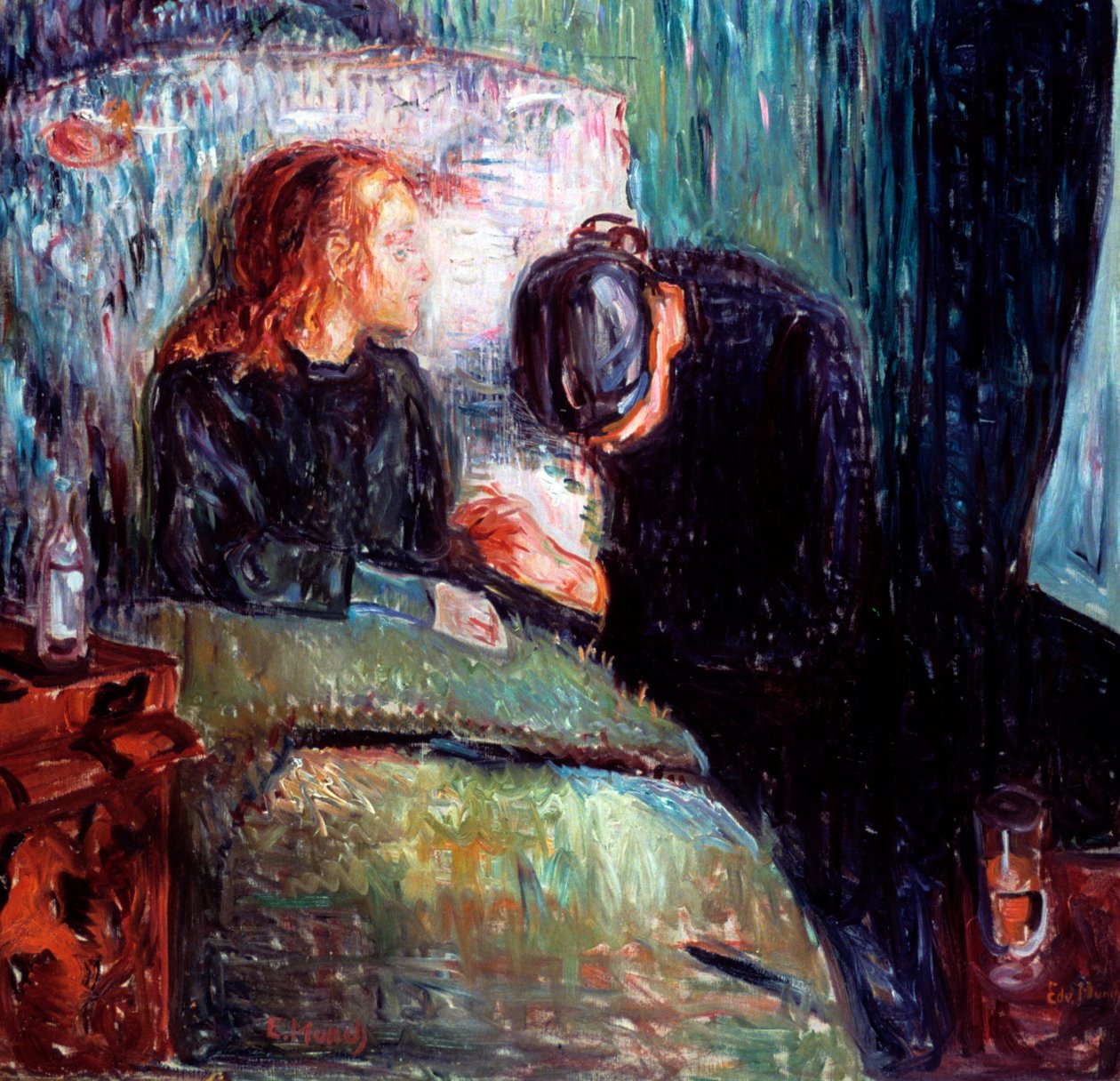 A Criança Doente, 1907 de Edvard Munch
