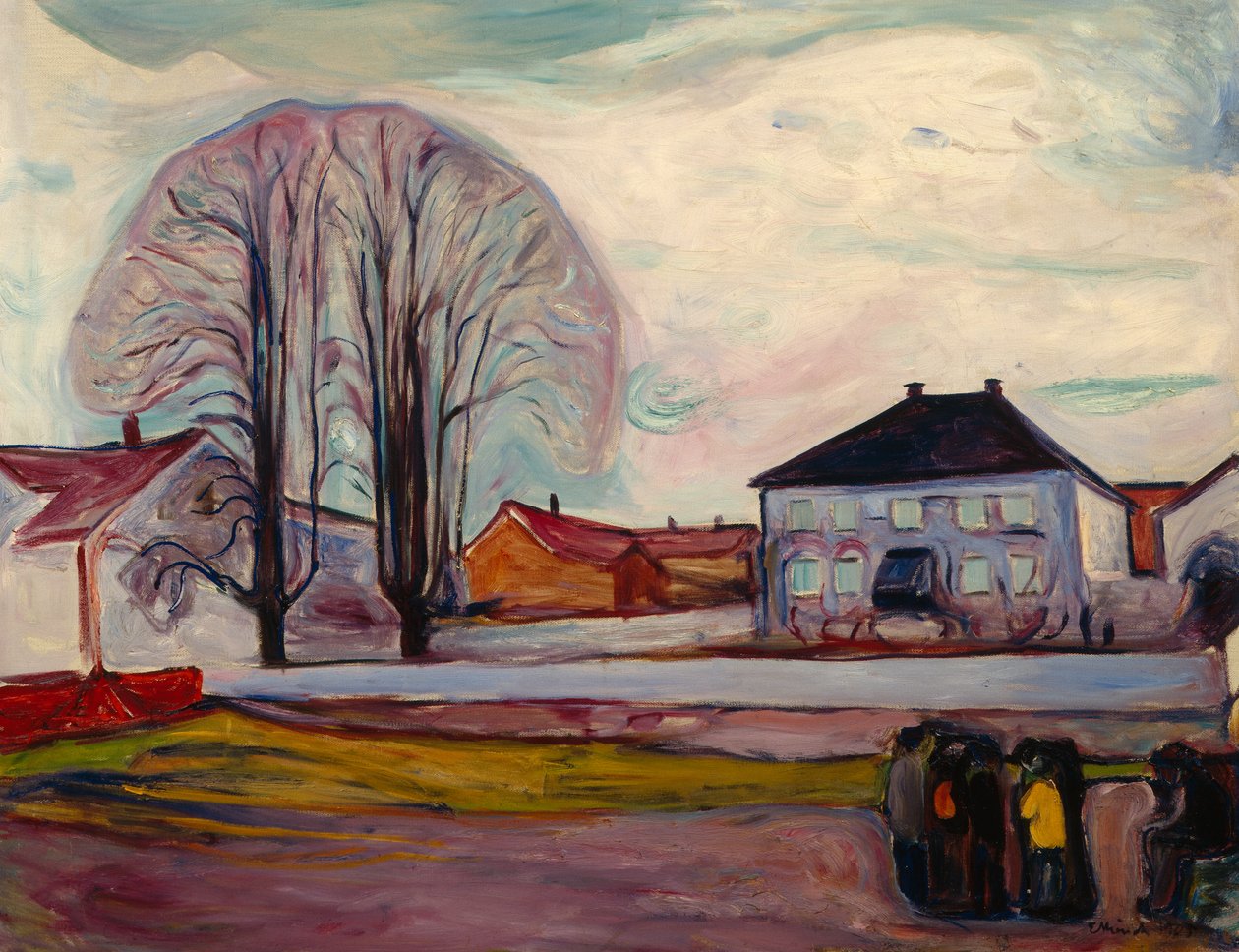 A casa da praia de Edvard Munch
