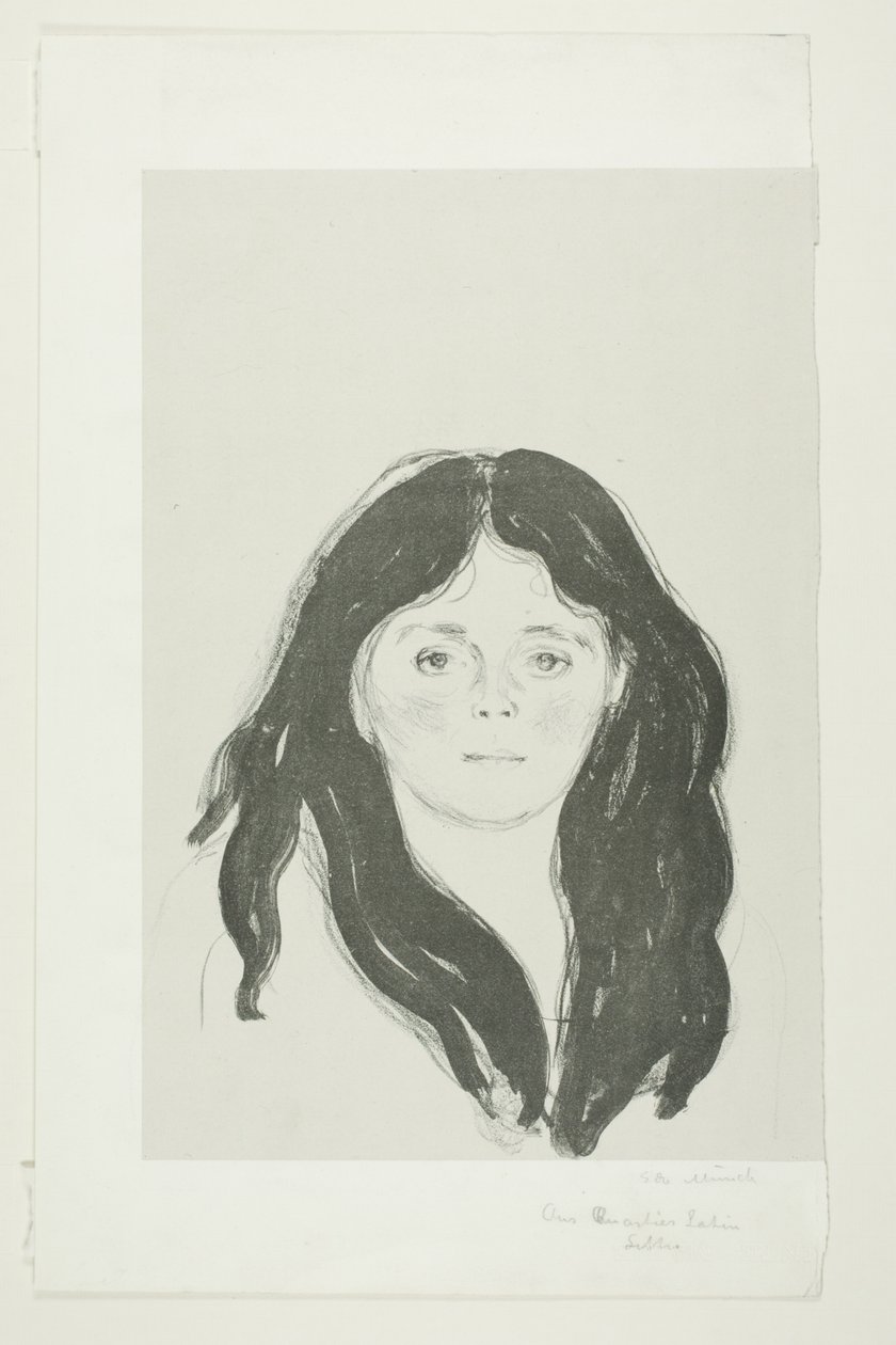 Jovem do Quartier Latin de Edvard Munch