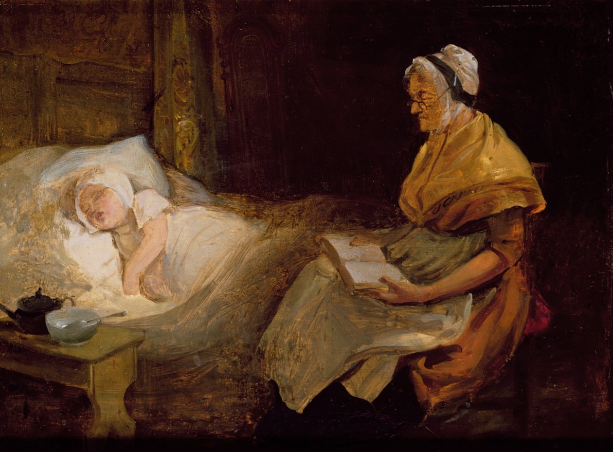 The Sick Child (painel) de Edward Bird