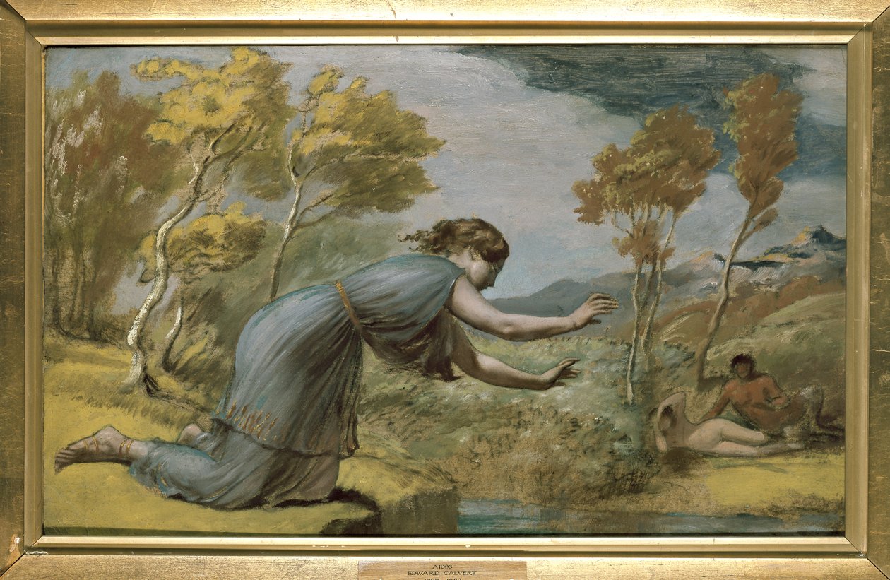 Psique no córrego de Edward Calvert