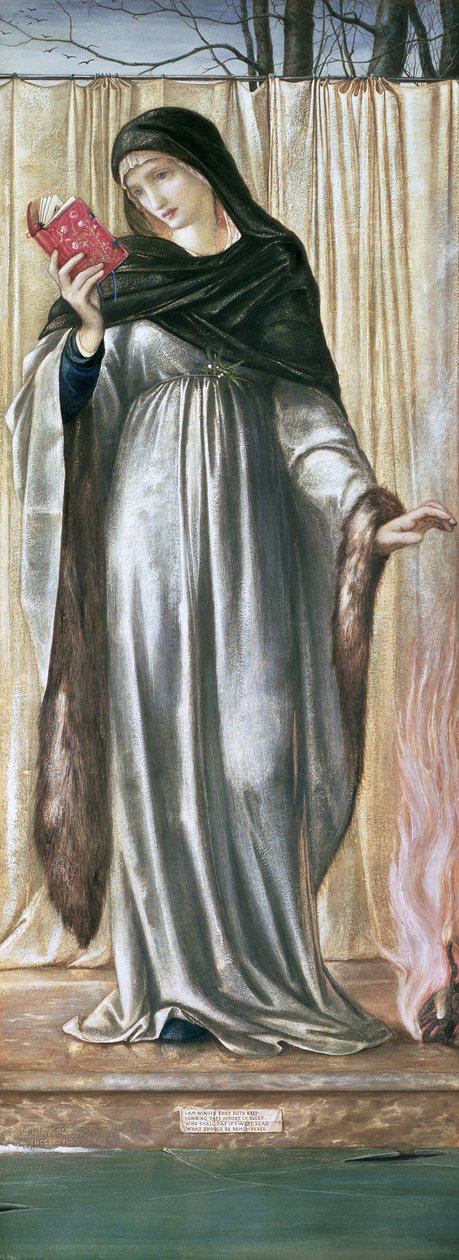 Inverno, 1869-70 de Edward Burne Jones