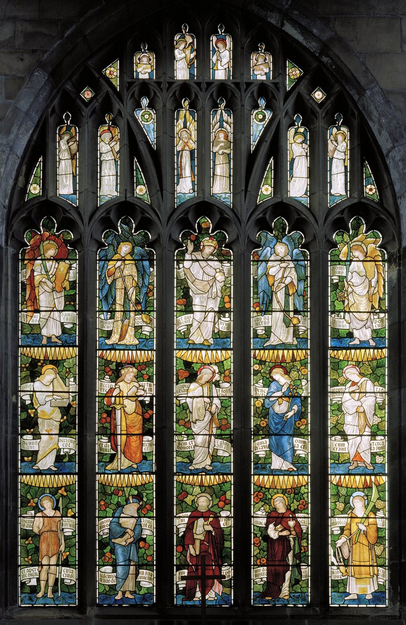 Janela Leste, 1879 de Edward Burne Jones