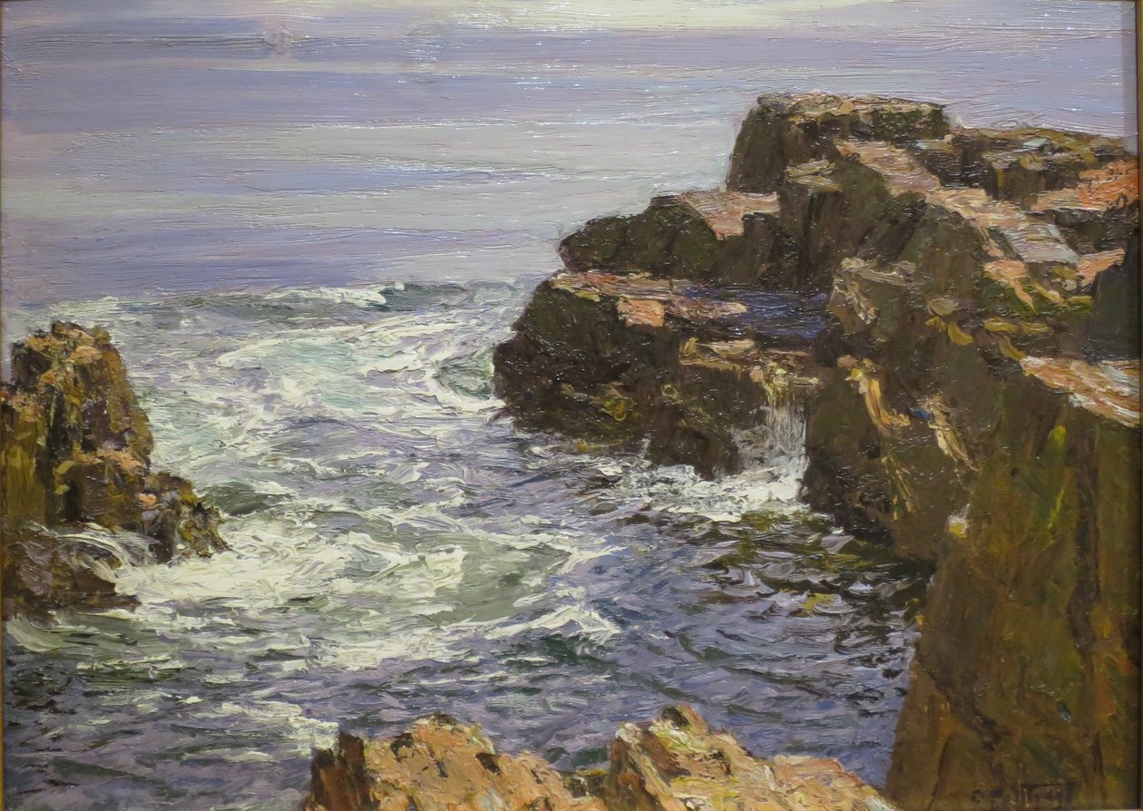 A onda quebrando de Edward Henry Potthast